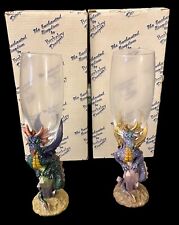 The Enchanted Kingdom By Berkeley Designs Dragon Glasses 1990s New picture