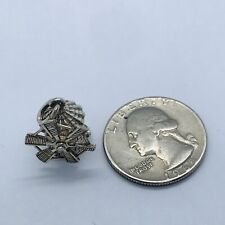 4.4g 925 STERLING SILVER WINDMILL ARTICULATING FINE BRICK PENDANT CHARM QUALITY picture