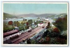 1916 Scene Along The Erie Railroad From Callicoon New York NY Posted Postcard picture