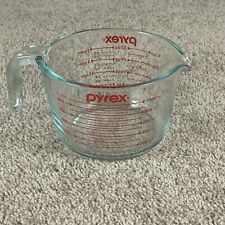 Vintage Pyrex 1 Quart 4 Cup Measuring Cup Clear Glass With Metric Measures picture