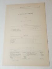 1906 document DUBOIS TRACTION CO Clearfield county Pennsylvania trolley train picture