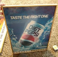 Antique Pepsi Framed Pictures. Diet Pepsi Taste the Right One 16