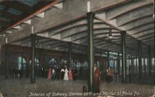 1910 Philadelphia,PA Interior of Subway Station 69th and Market Street P. Sander picture