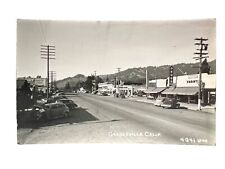 1947 RPPC: Garberville CA Street Scene 4G41 - Real Photo Postcard w/ 2 Postmarks picture