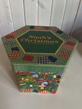 VTG set of 12 Christmas Ornaments Noah’s Ark Stars and Balls With Box picture
