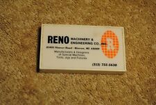 Vintage RENO Machinery & Engineering Barlow Promo Tape Measure Warren, MI picture