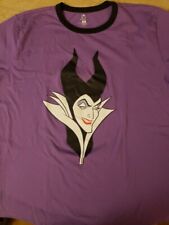 Maleficent Ringer T-Shirt Evil Diva Light Purple Juniors XL Disney Store Villain picture