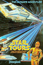 Disneyland Star Tours Post Card (1986) - Vintage - Unused picture