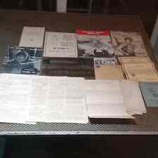 vtg 1940s military ww2 paper ephemra lot picture