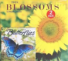 2018 Illustrated Wall Mini Calendars, 12x11-in Assorted (Blossoms) picture