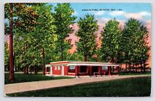 c1940s Heekin Park Building Exterior Vintage Muncie Indiana IN Postcard picture