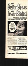 1954 Mennen Shave Creams For Men 3 Types Better Shaves Fewer Blades Print Ad  b5 picture