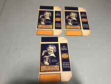 3 NOS Vintage Unfolded 1929 Cretors Popcorn Boxes picture