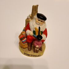 Vtg Santa's of the Nations Portugal Hand Painted Porcelain Figurine 1991 In Box picture