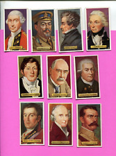 1937 KENSITAS CIGARETTE BUILDERS OF THE EMPIRE MIXED 10 CARD LOT picture