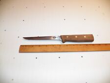 Vintage R.H. FORSCHNER VICTORINOX 406-6 Boning Knife Stainless Steel Wood Handle picture