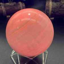 515g Natural Pink Calcite Quartz Sphere Crystal UV Reactive Ball Reiki Healing  picture
