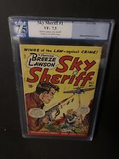 Sky Sheriff #1 1948 PGX 7.5 Edmond Good Girl Cover and Art picture