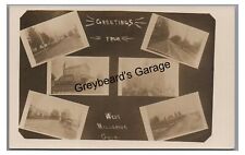 RPPC Composite 6 Views of WEST MILLGROVE OH Ohio Vintage Real Photo Postcard picture