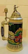 RARE Original THEWALT Limited Edition Beer Stein Fireman with Firetruck picture