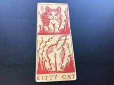 Vintage J & P Coats Kitty Cat Spool Pet Collectible 1935 picture