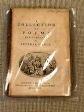 Authors / COLLECTION OF POEMS IN SIX VOLUMES BY SEVERAL HANDS 1763 picture