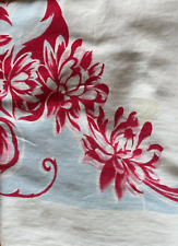 Vintage Cotton Tablecloth Cutter | Gorgeous Colors | 47 X 58 Cutter picture