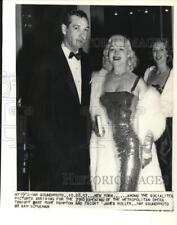 1957 Press Photo Ex-Actress Hope Hampton & James Roller, Metropolitan Opera, NY picture