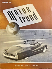 Motor Trend Magazine February 1950 picture