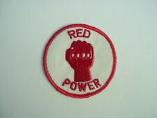 Vintage Red Power Patch AIM Leonard Peltier 3