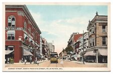Vintage Wilmington Delaware Postcard Market St. North from 8th St. WB Unposted picture