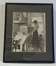 Gordon Parks Framed Picture of Woman looking into icebox 1940s-50s Aprox 11 x 14 picture