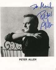 Peter Allen- Signed B&W Photograph picture