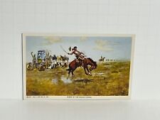 Postcard Cowboy Horse Artist Charles M Russell A23 picture