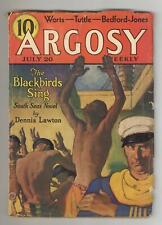 Argosy Part 4: Argosy Weekly Jul 20 1935 Vol. 257 #2 FR 1.0 Low Grade picture
