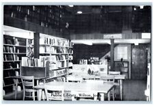 c1905's Public Library Interior Shelves Of Books Wilton Iowa IA Antique Postcard picture