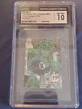1987 COMIC IMAGES MARVEL HISTORY OF THE X-MEN STICKER SHE-HULK 19 CGC/CSG 10 GEM picture