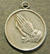 Vintage Large Sterling Serenity Prayer Medal #1 picture