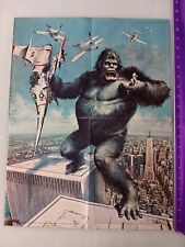 Vtg 1976 Dynamite Scholastic Magazine Insert Poster King Kong picture