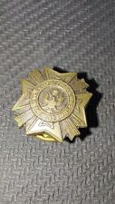 Antique Veterans Of Foreign Wars United States Of America Screw-on Coat Hat Pin picture