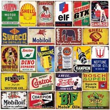 24 pcs Reproduced Vintage Tin Sign Pack, 8x12