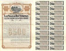 Las Vegas and Hot Springs Electric Railway Light and Power Co. - 1903 dated $500 picture