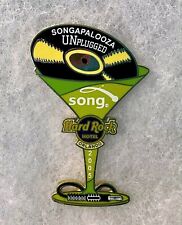HARD ROCK HOTEL ORLANDO SONGAPALOOZA UNPLUGGED ALBUM MARTINI GLASS PIN # 31301 picture