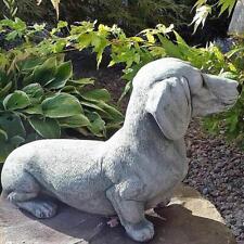 (Dachshund)Garden Dog Statue Ornament Resin Animal Sculpture US picture