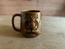 Hawaii MaKuakane Dad Coffee Cup Mug Pineapple Father Vintage Made In Hawaii picture
