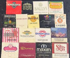 Lot of 17ea. Full Las Vegas Casino Matchbooks many are Vintage and/or Rare picture