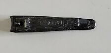 VTG Antique Art Deco Era Embossed Edgewell Metal Nail Clippers picture