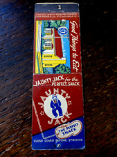 Vintage Matchbook: Jaunty Jack for the Perfect Snack, Somerville, MA picture