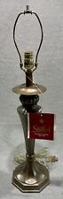 Vintage Stiffel MCM Style 6343 Ant. Brass Finish 3-way Table Lamp 27” No Shade picture