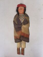 Vintage 1930/40 Skookum Bully Good Native American Indian Doll Handmade Chippewa picture